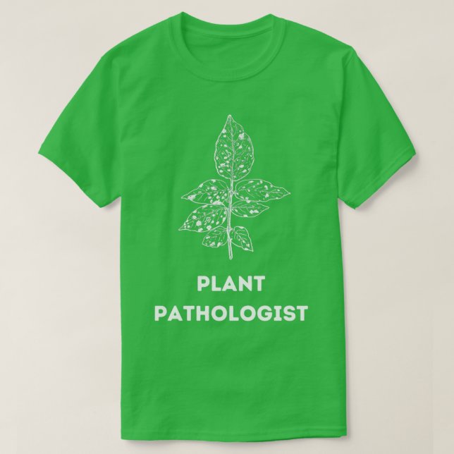 Plant Patholog White T Shirt (Design framsida)