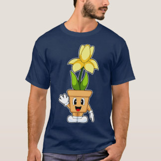 Plant pot Daffodil Flower T Shirt