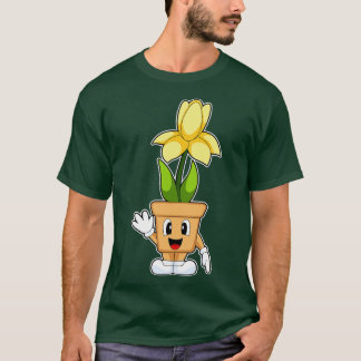 Plant pot Daffodil Flower T Shirt