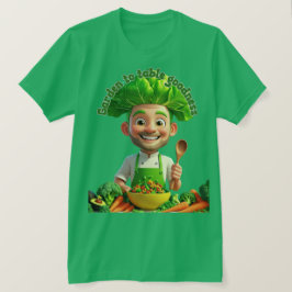 Plant-Powered Chef – Cooking with Kindness T Shirt