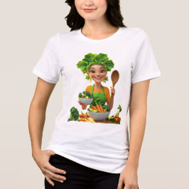 Plant-Powered Chef – Cooking with Kindness T Shirt