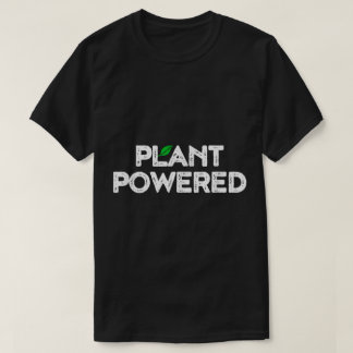 Plant Powered Eco Lifestyle Design T Shirt