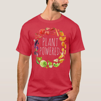 Plant Powny Gym Workout Manar Women Vegetari T Shirt