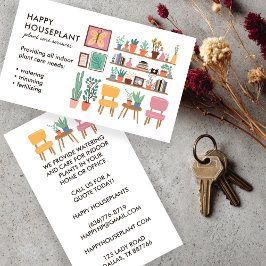 Plant Sitter Houseplant Plant Watering Housesttin Visitkort