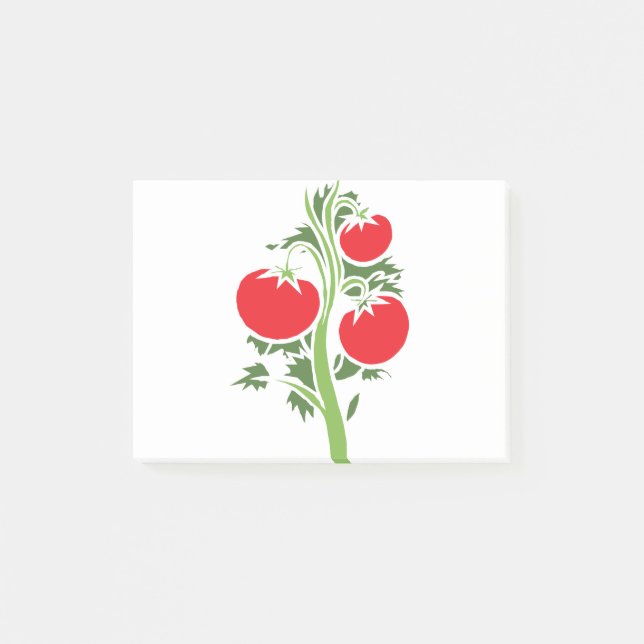 Plant Tomato Huge Fruits Vegetable Red Post-it Block (Framsida)