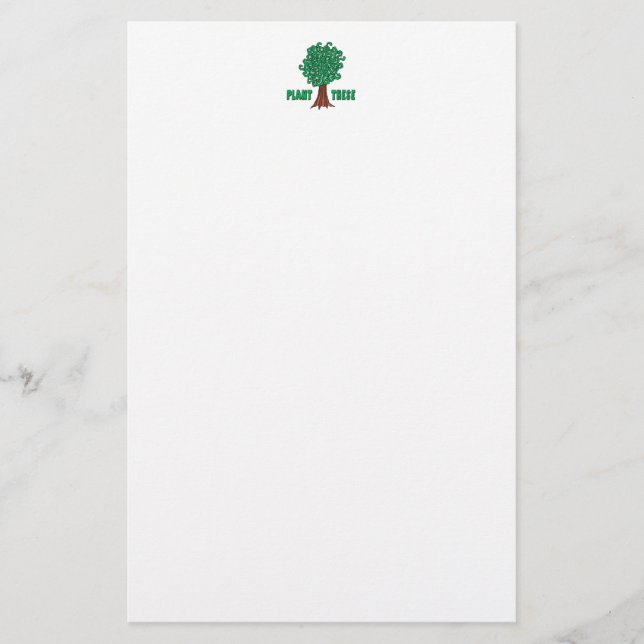 Plant Träd Brevpapper (Framsida)