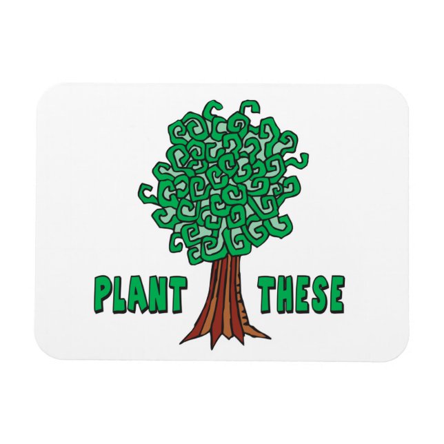 Plant Träd Magnet (Horisontell)