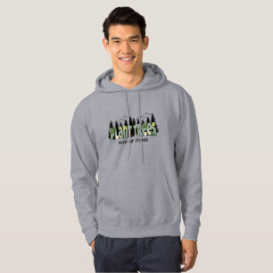 Plant Träd - Spara our Planet, Coola- Grått T-Shir Hoodie