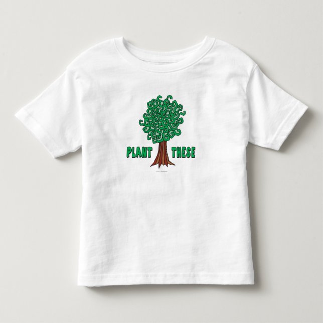 Plant Träd T Shirt (Framsida)