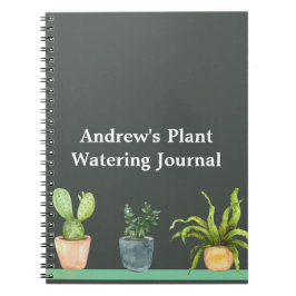 Plant Watering Journal Anteckningsbok