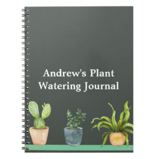 Plant Watering Journal Anteckningsbok