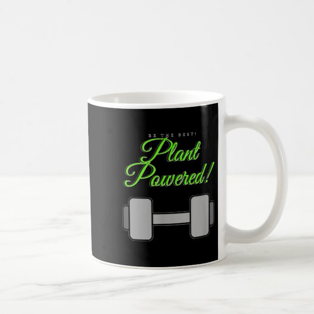 Plant Wered Gym Motivation Vegetarian  Kaffemugg (Höger)