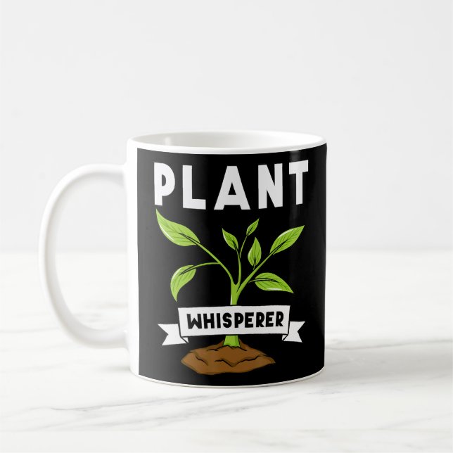 Plant Whisperer Garden  Gardener Flower V Kaffemugg (Vänster)