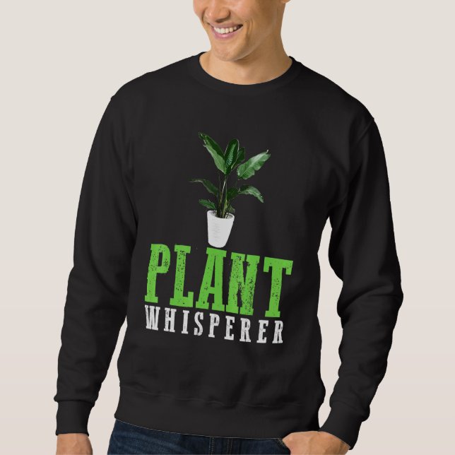 Plant Whisperer Hobby  1 Lång Ärmad Tröja (Framsida)