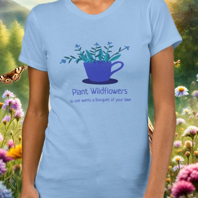 Plant Wildblommor No Mow May T-Shirt (Skapare uppladdad)