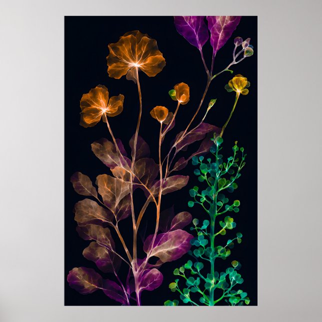 Plant Xray Hues Poster (Framsidan)