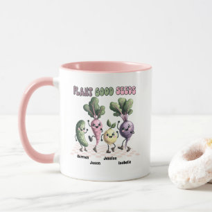 PLANTA GODA FRÖN Anpassat 4 Barn Namn Mamas Mugg