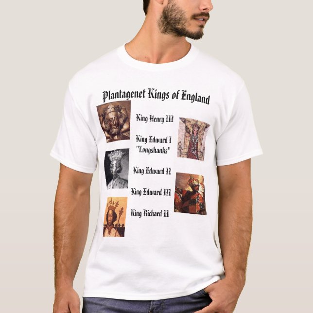Plantagenet kungar av England T-shirt (Framsida)