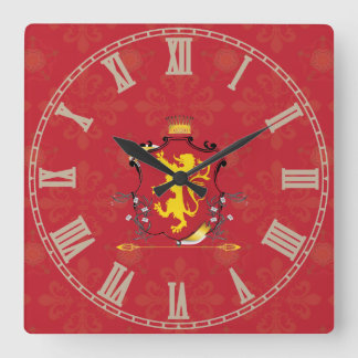 plantageneter fyrkantig klocka