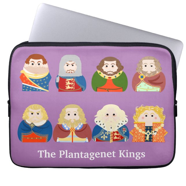 Plantagenetkungarna Laptop Fodral (Framsidan)