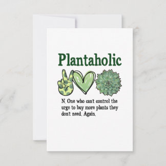Plantaholfuny Plant Tack Kort