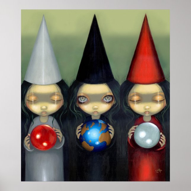 Planteches ART PRINT Gothic häxlowbrow Poster (Framsidan)