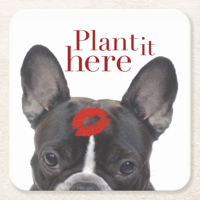 "Plantera det här" pappert underlägg Papper Kvadrat (Framsidan)