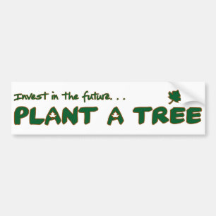 Plantera en träd! bildekal