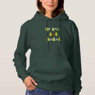 Plantera ett träd Gula ädelgransträd Hoodie Tröja