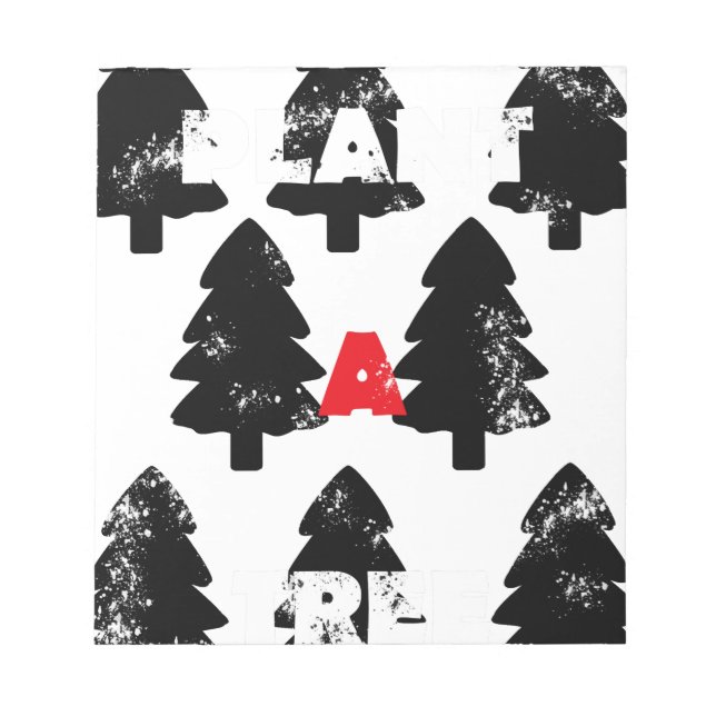 Plantera ett träd Mönster Anteckningsblock (Framsida)