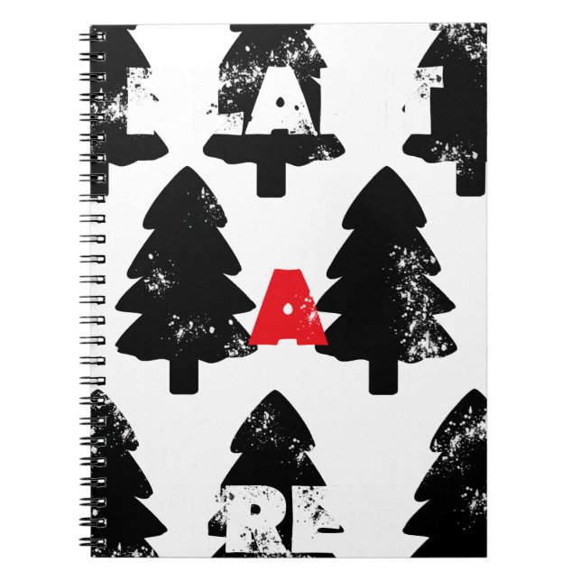 Plantera ett träd Mönster Anteckningsbok Med Spiral (Framsidan)