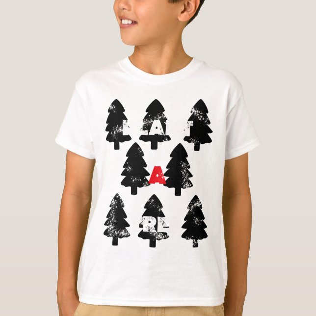 Plantera ett träd Mönster T-shirt (Framsida)