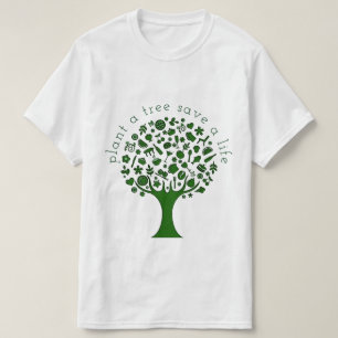 Plantera ett träd t-shirt