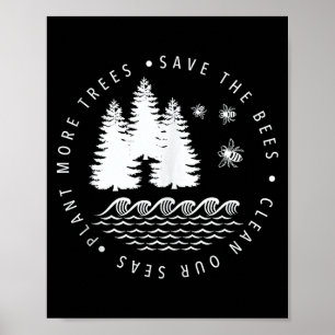 Plantera fler träd rädda bin rena hav jord da poster