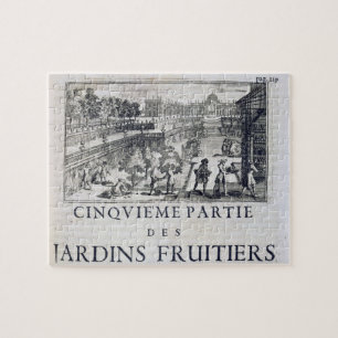 Plantera fruktträd, från 'Le Parfait Jardinier, Pussel