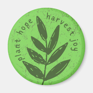 Plantera hopp skörda glädje Magnet