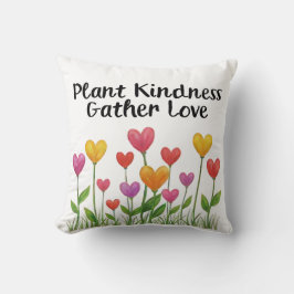 Plantera Vänlighet Samla Kärlek Alla Hjärtans Dag Kudde