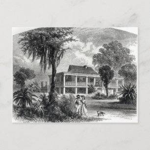 Planterhuset på Mississippi Vykort