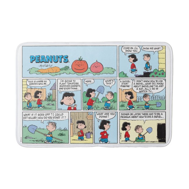 Plantering av köksväxter badrumsmatta (Framsidan)