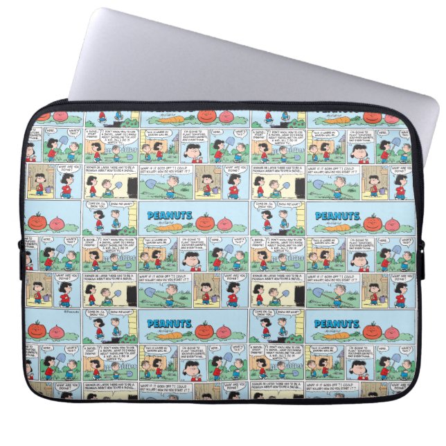 Plantering av köksväxter laptop fodral (Framsidan)