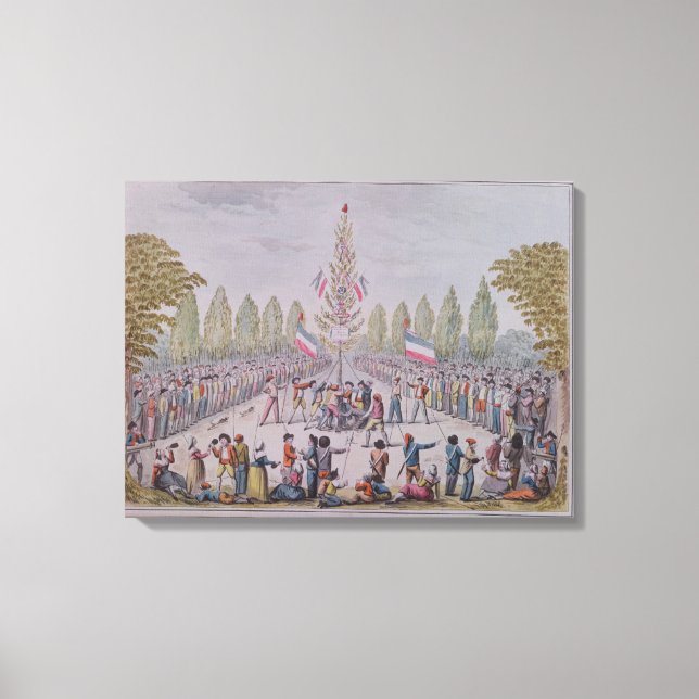 Planteringen av Liberty Träd Canvastryck (Framsida)