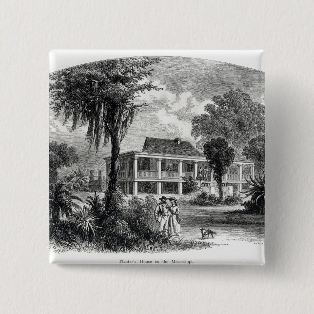 Planters hus på Mississippi Knapp (Framsida)