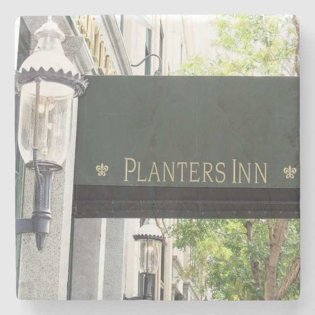Planters Inn Charleston, SC Marble Stone Underlägg (Framsidan)