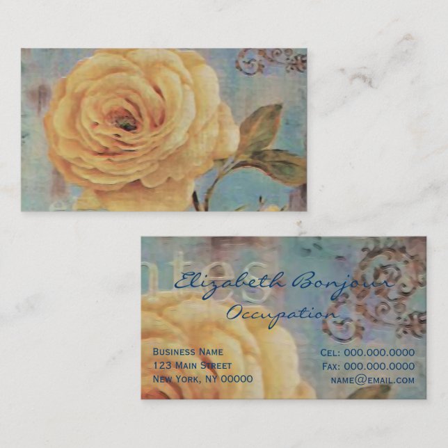 Plantes ~-visitkort visitkort (Fram/baksida)