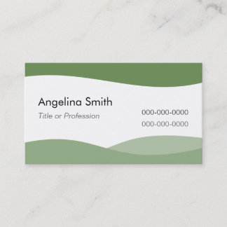 Plantilla Tarjeta de visita ondas de agua E1G Visitkort