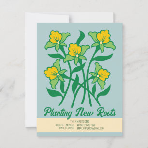 Planting New Roots CC1284 Flytta Notice Vykort