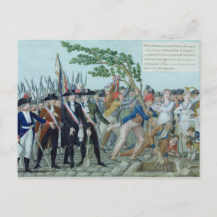 Planting of a Träd of Liberty, 1789 Vykort