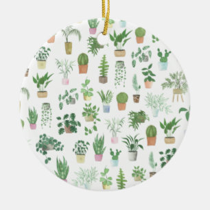 Plantita House Plants and Pots Mönster Julgransprydnad Keramik