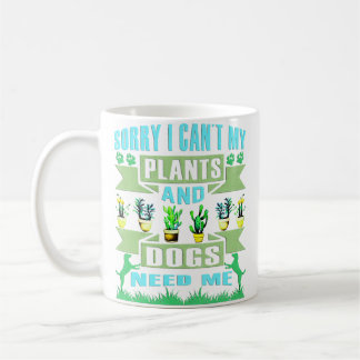Plants And Dog Lover Gardener Funny Gardening And Kaffemugg