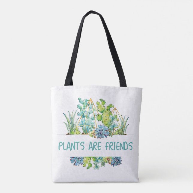 Plants anf Flowers Tygkasse (Baksida)